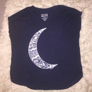 boxy navy pocket tee from pacsun